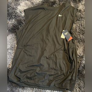REEBOK PERFORMANCE JERSEY TECH MUSCLE TEE  BLACK 3XLT